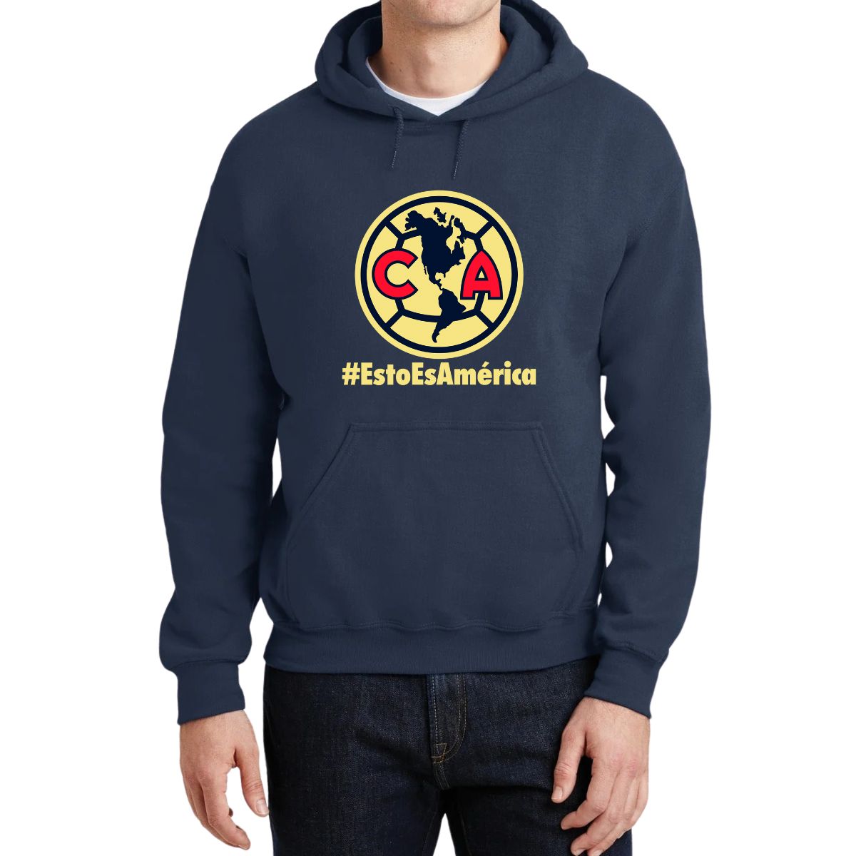 Sudadera Hombre Hoodie América Esto es América