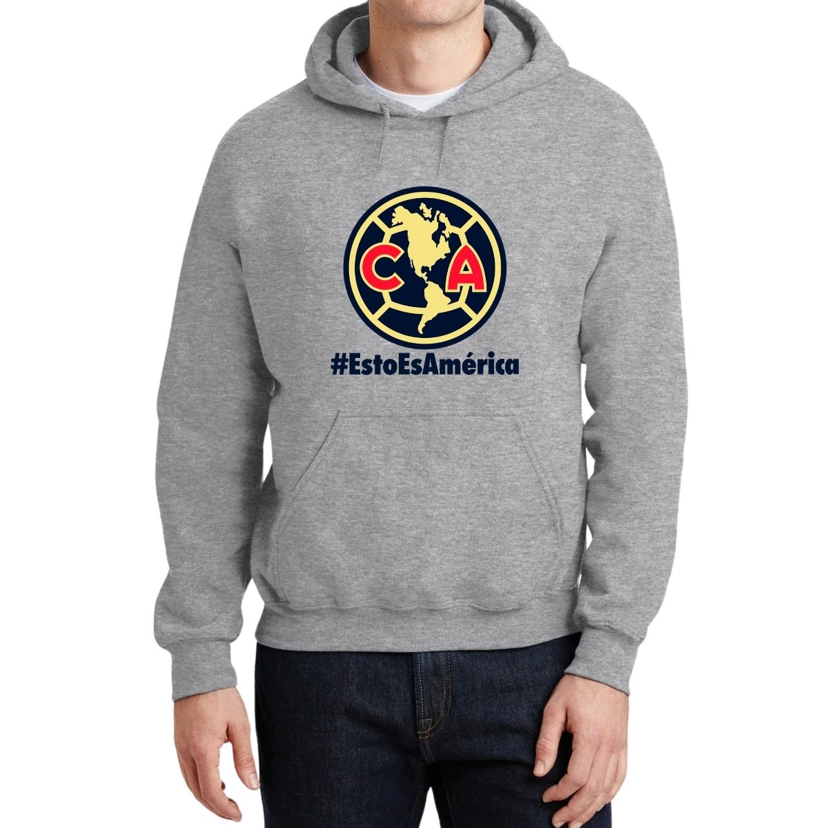 Sudadera Hombre Hoodie América Esto es América