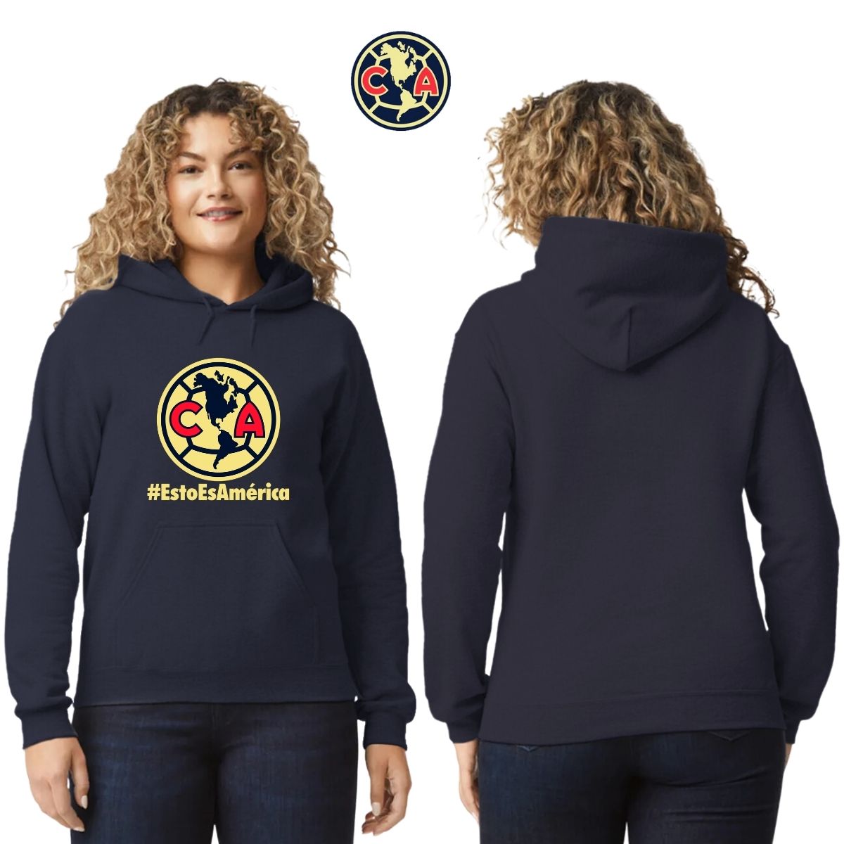 Sudadera Mujer Hoodie América Esto es América