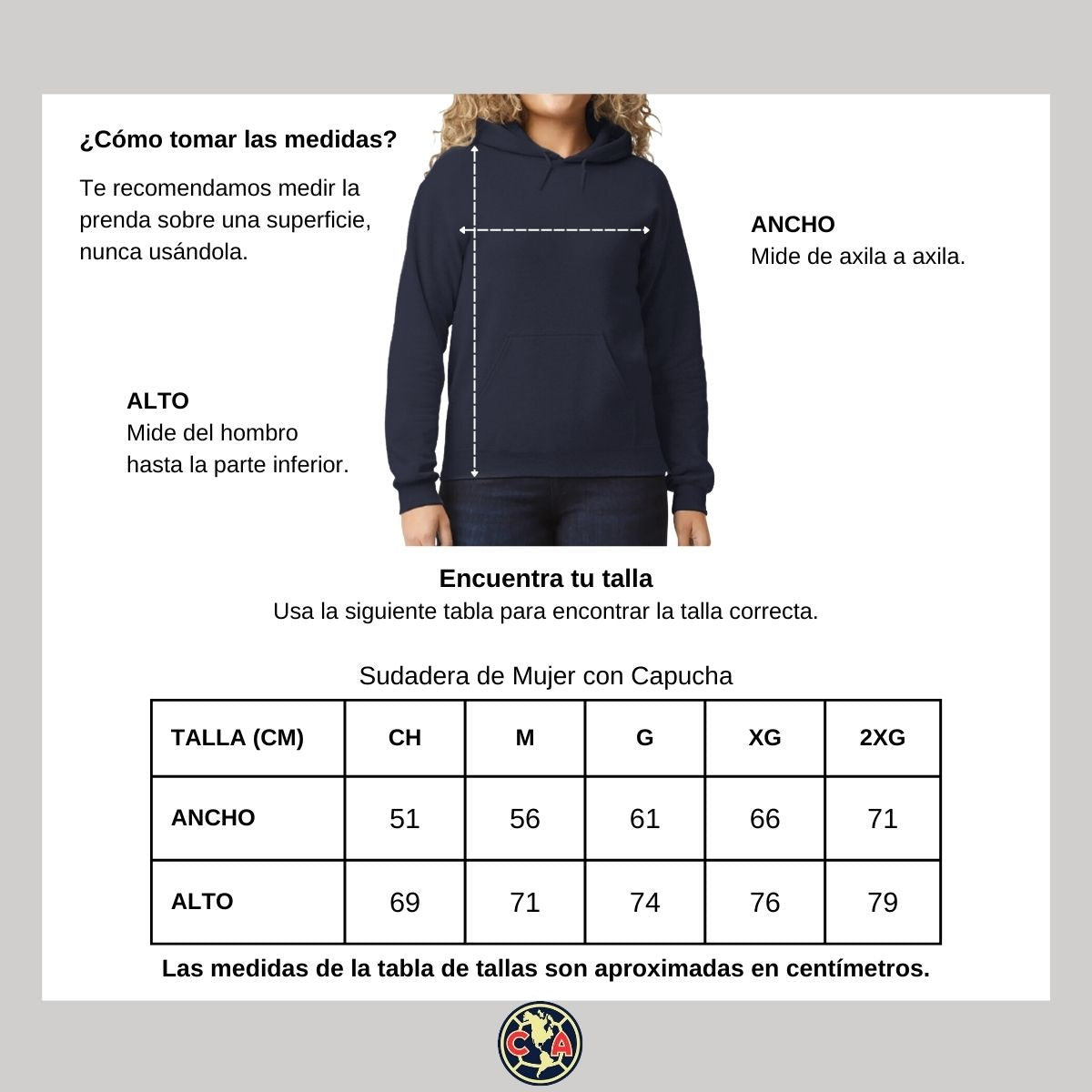 Sudadera Mujer Hoodie América Esto es América