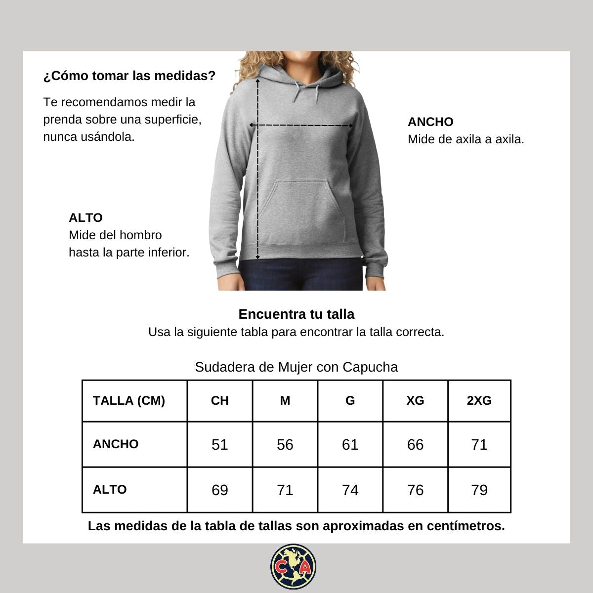 Sudadera Mujer Hoodie América Esto es América