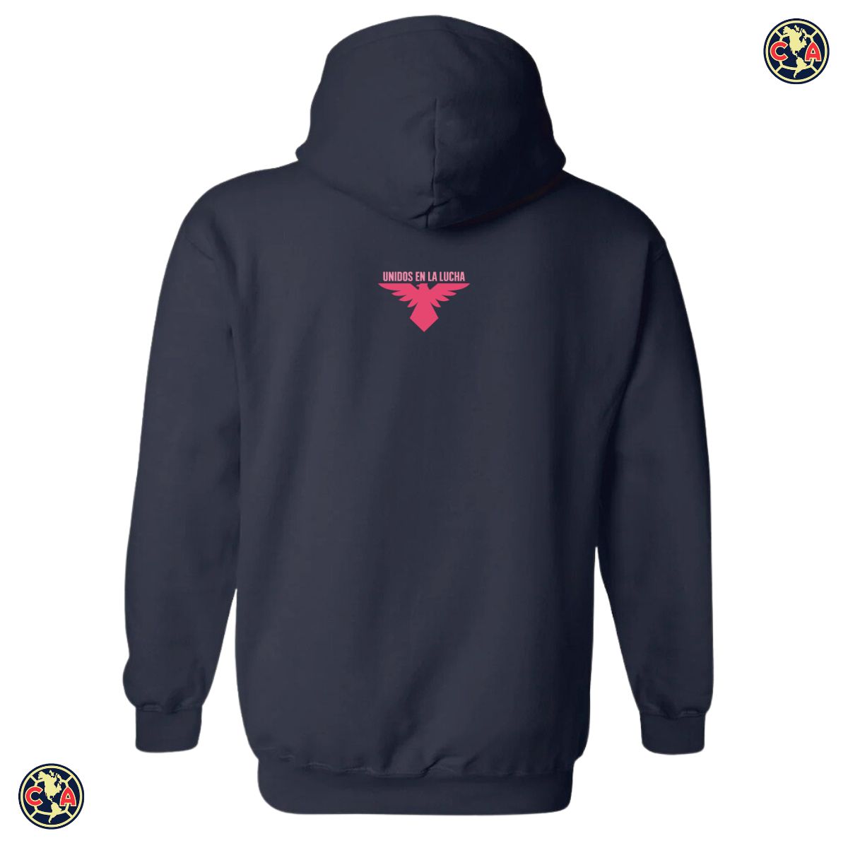 Sudadera Hombre Hoodie América Mes Rosa