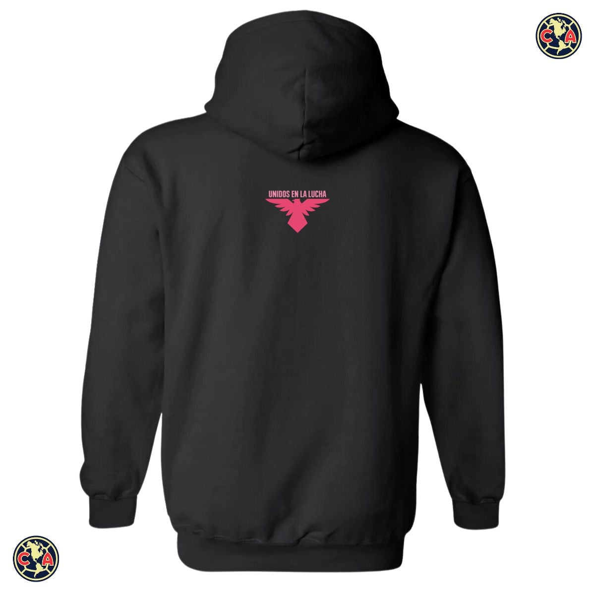 Sudadera Hombre Hoodie América Mes Rosa