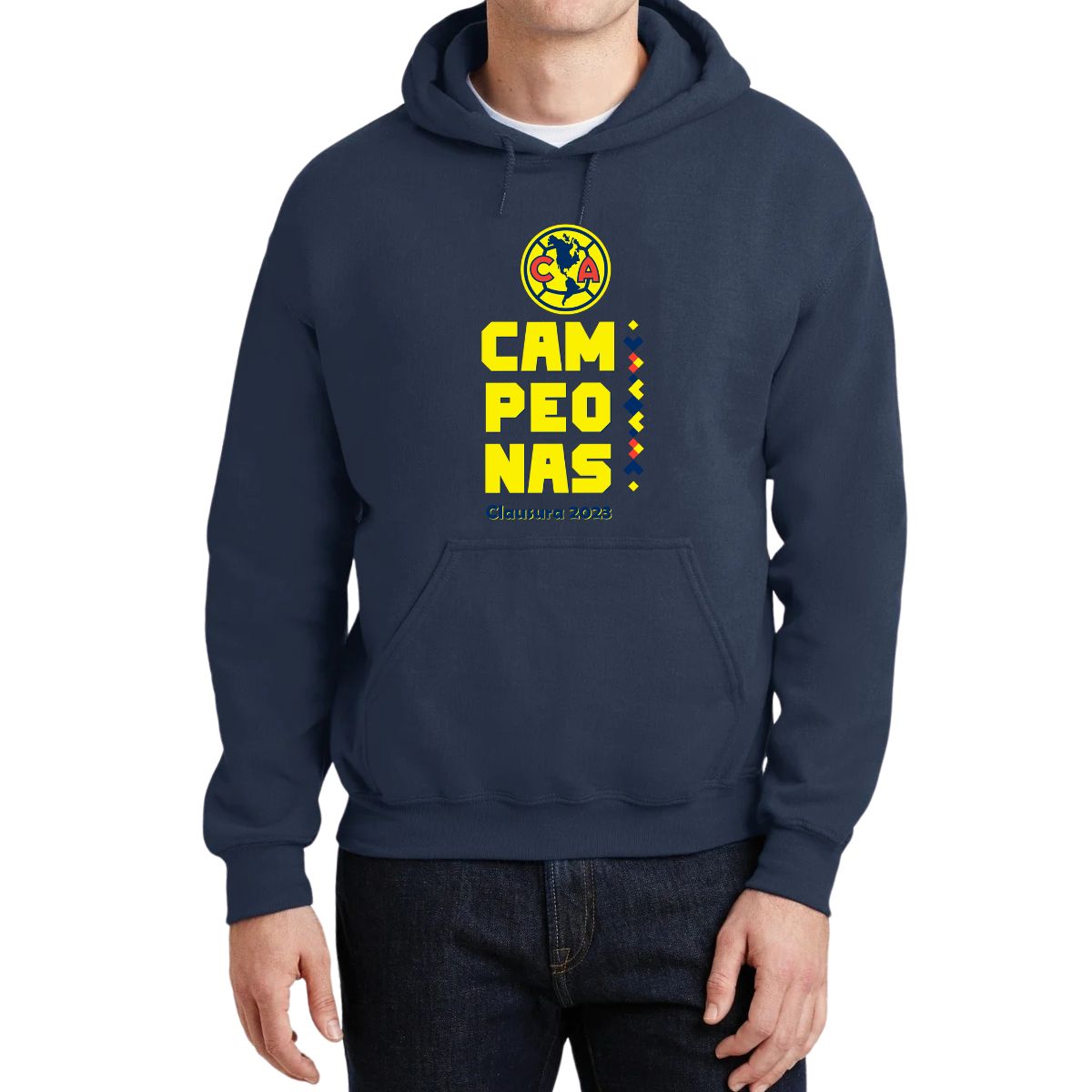 Sudadera Hombre Hoodie América Campeonas Cl 2023