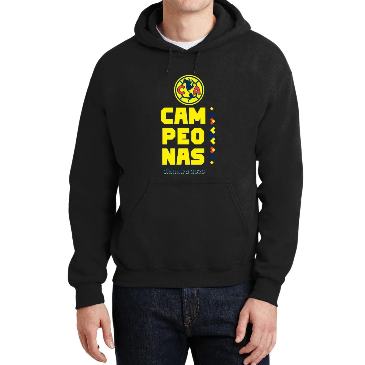 Sudadera Hombre Hoodie América Campeonas Cl 2023