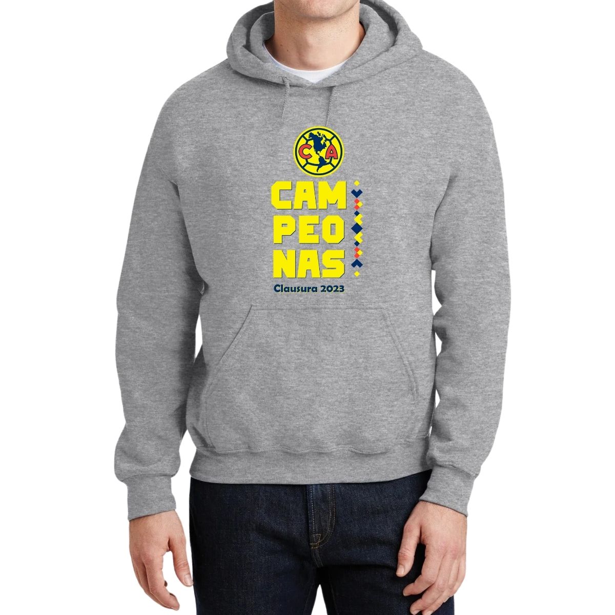 Sudadera Hombre Hoodie América Campeonas Cl 2023