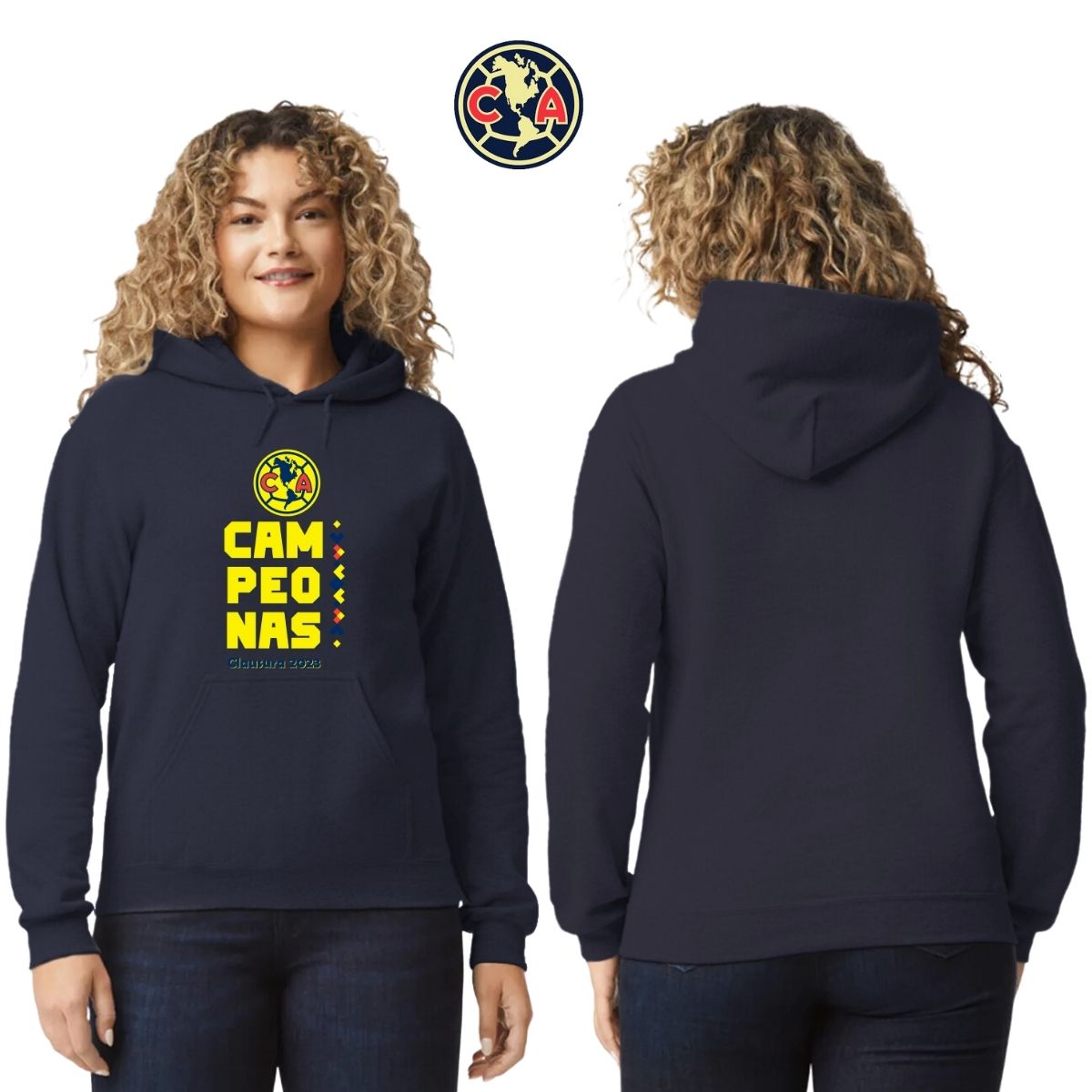 Sudadera Mujer Hoodie América Campeonas Cl 2023