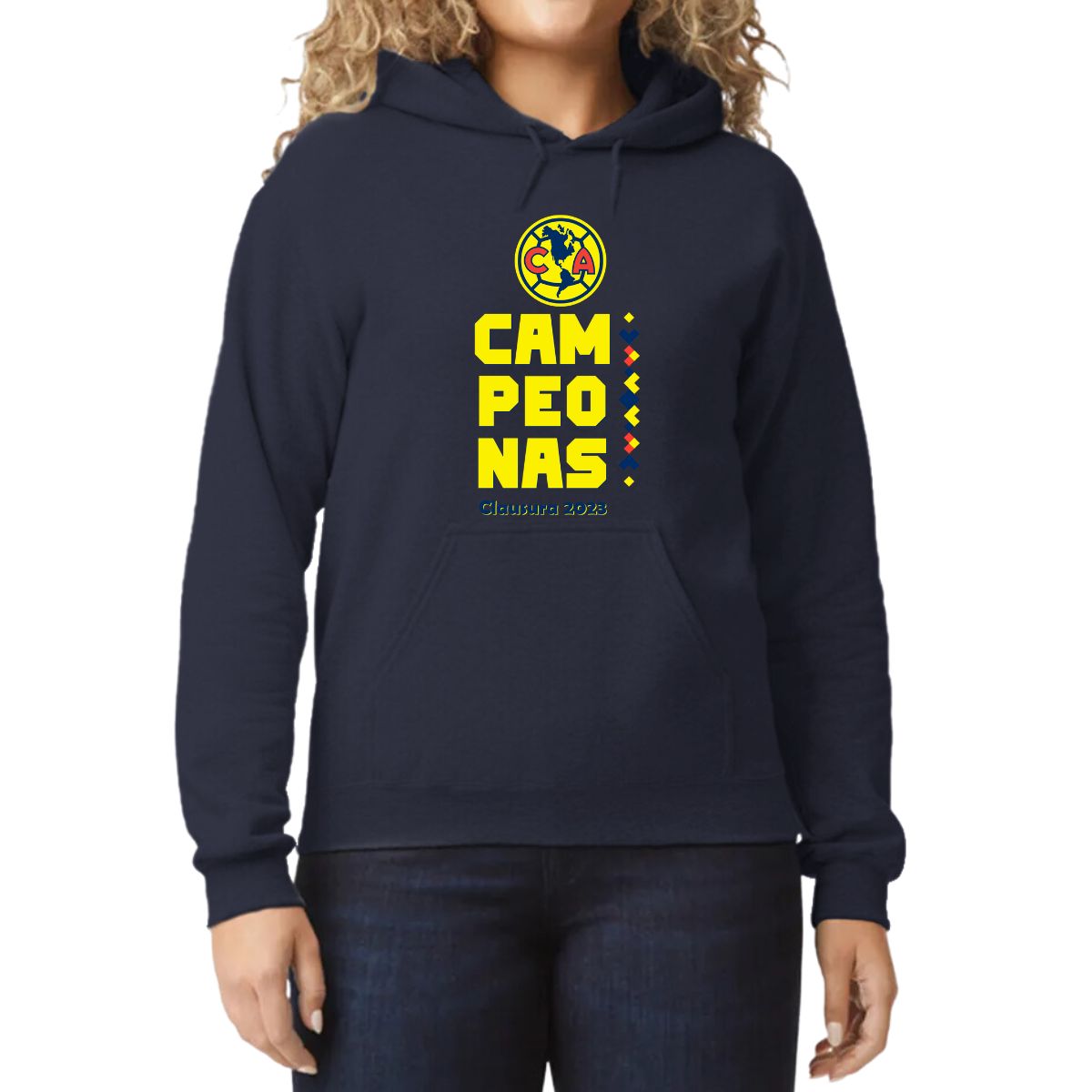 Sudadera Mujer Hoodie América Campeonas Cl 2023