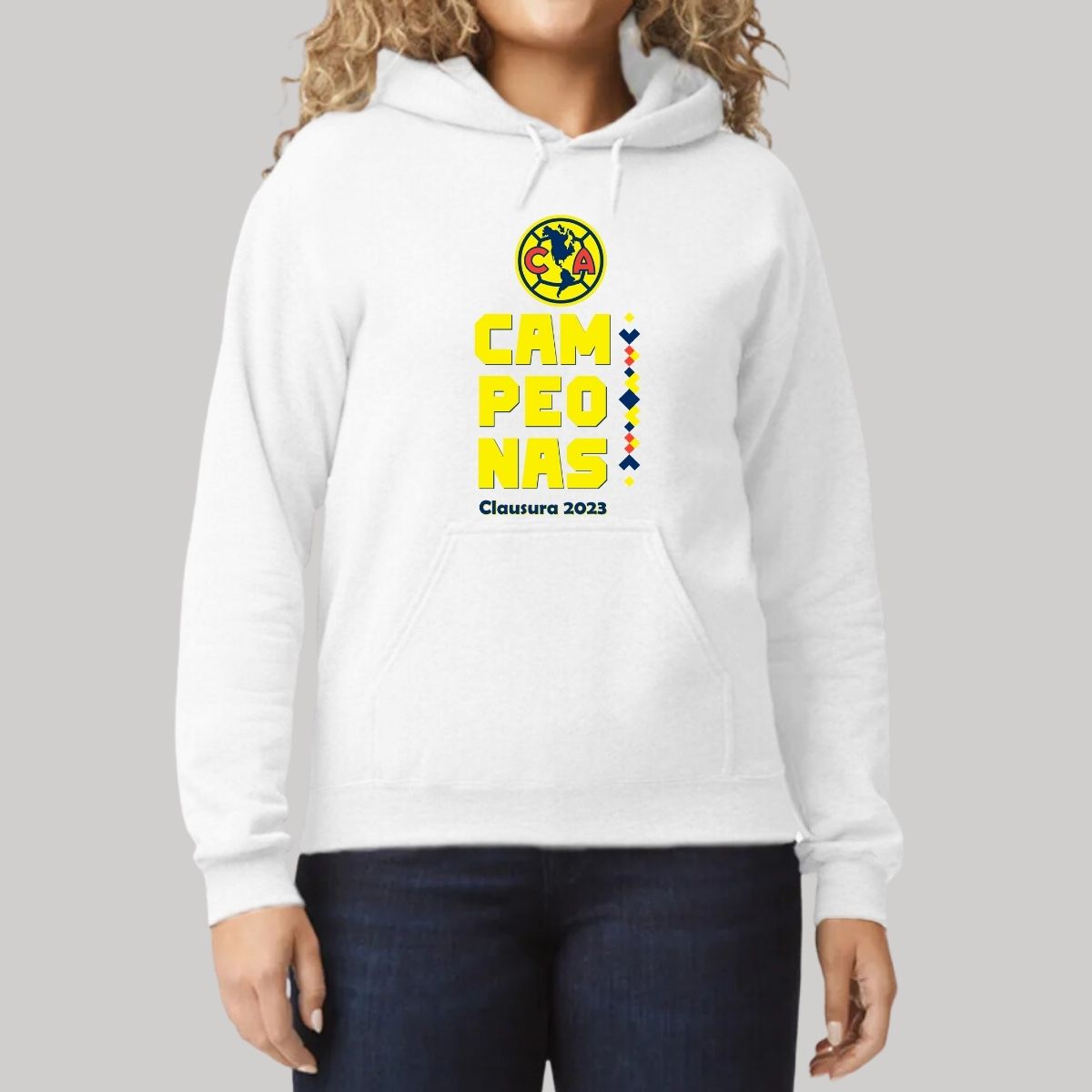 Sudadera Mujer Hoodie América Campeonas Cl 2023