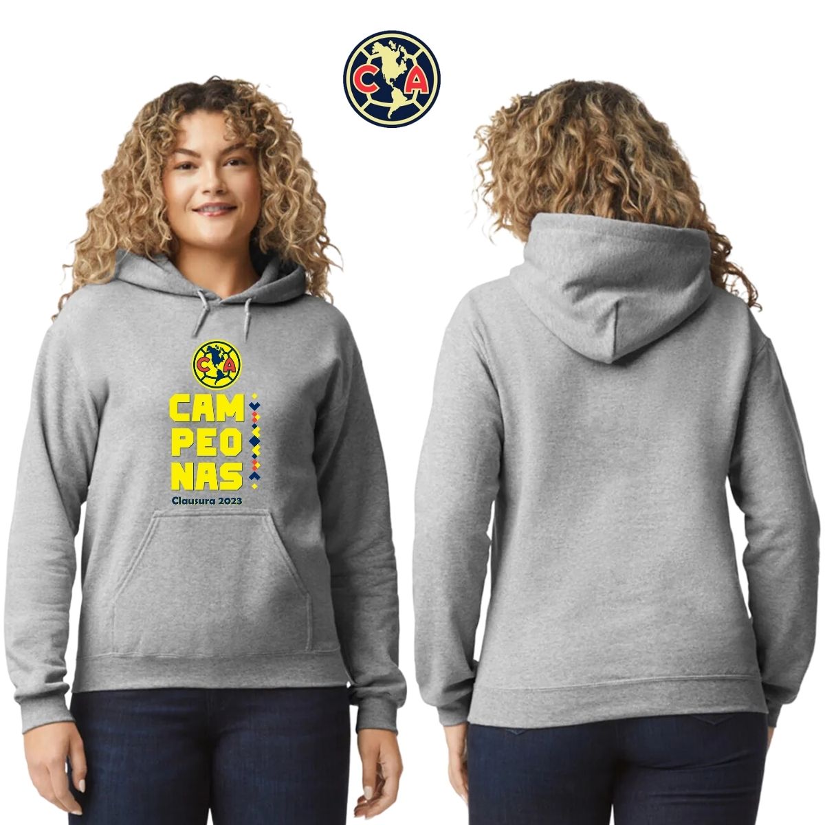 Sudadera Mujer Hoodie América Campeonas Cl 2023