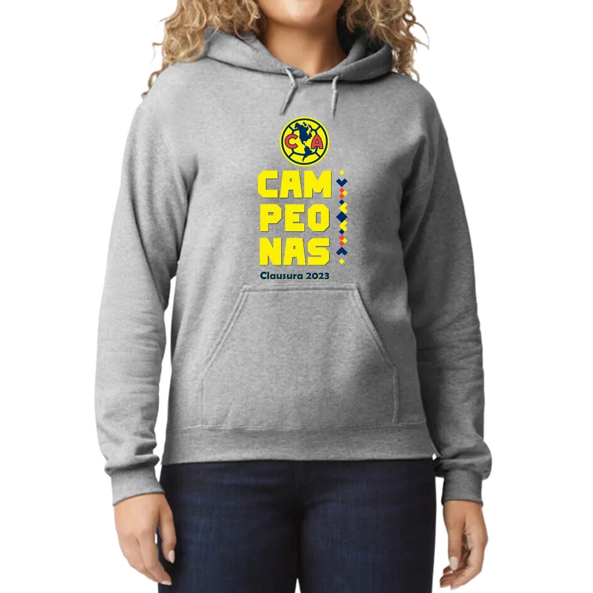 Sudadera Mujer Hoodie América Campeonas Cl 2023