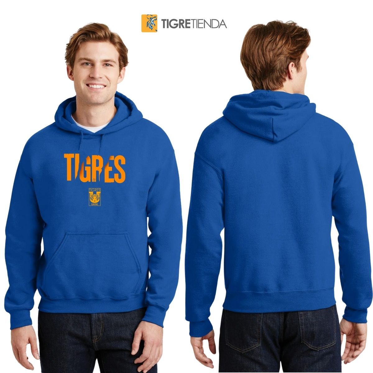 Sudadera Hombre Hoodies  Tigres UANL Escudo UANL