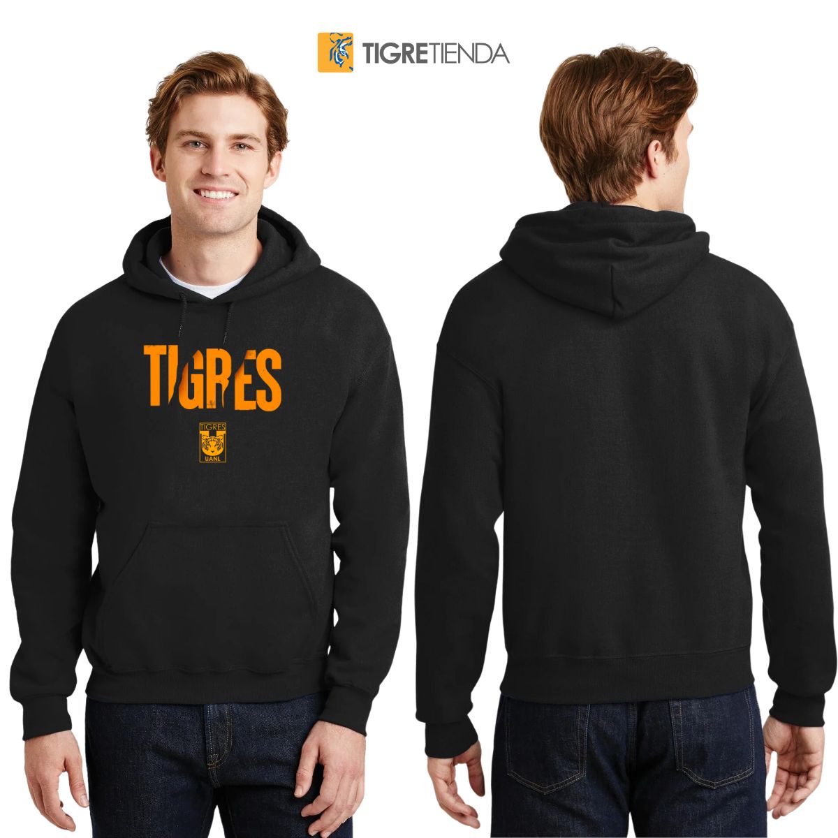 Sudadera Hombre Hoodies  Tigres UANL Escudo UANL