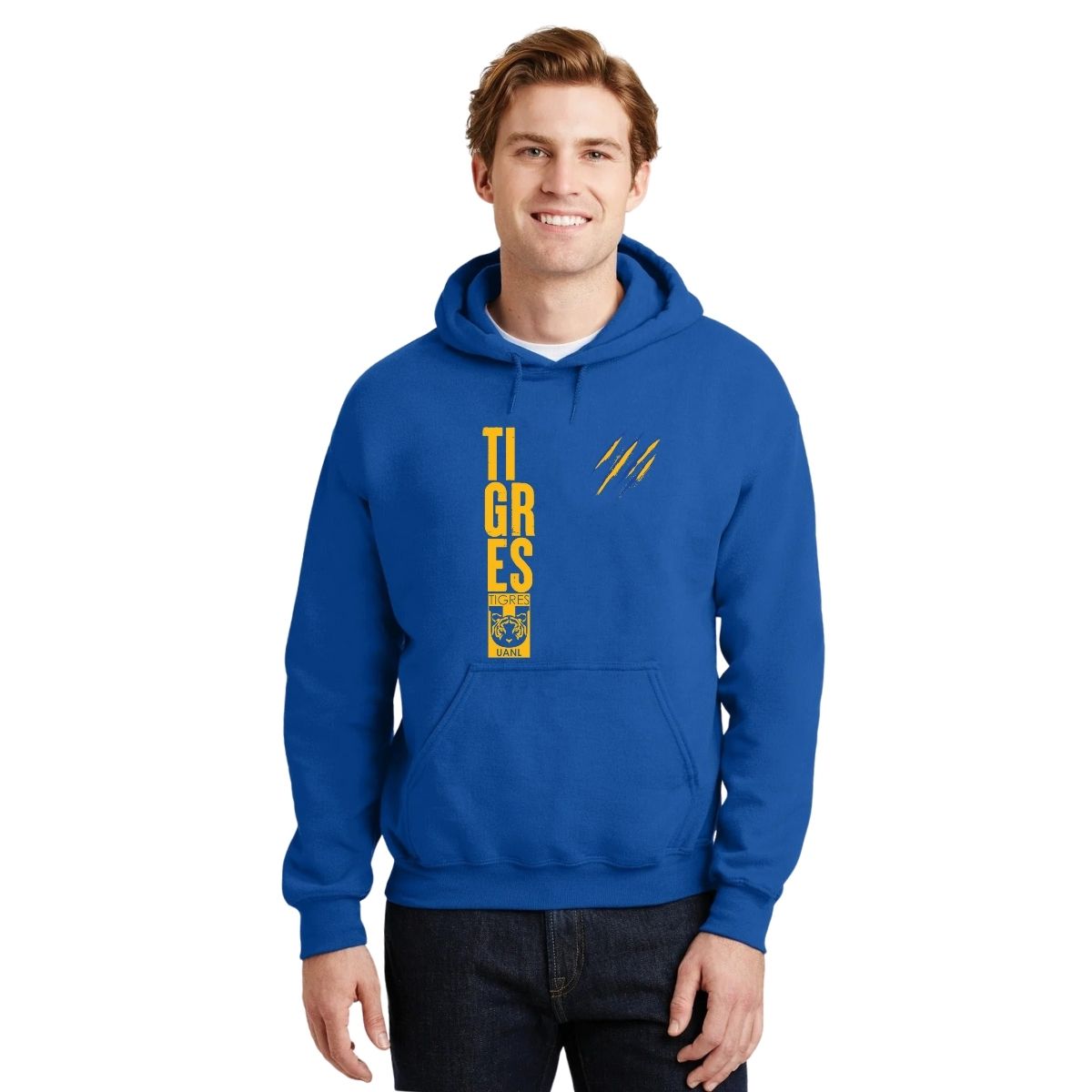 Sudadera Hombre Hoodies  Tigres UANL Tigres Rayas