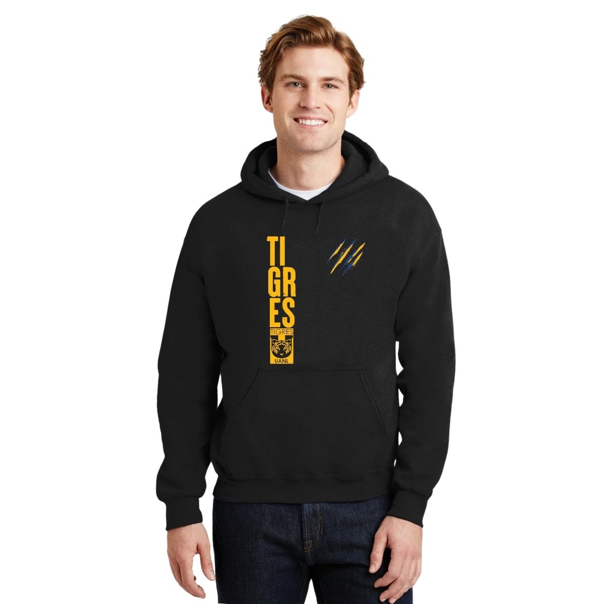 Sudadera Hombre Hoodies  Tigres UANL Tigres Rayas