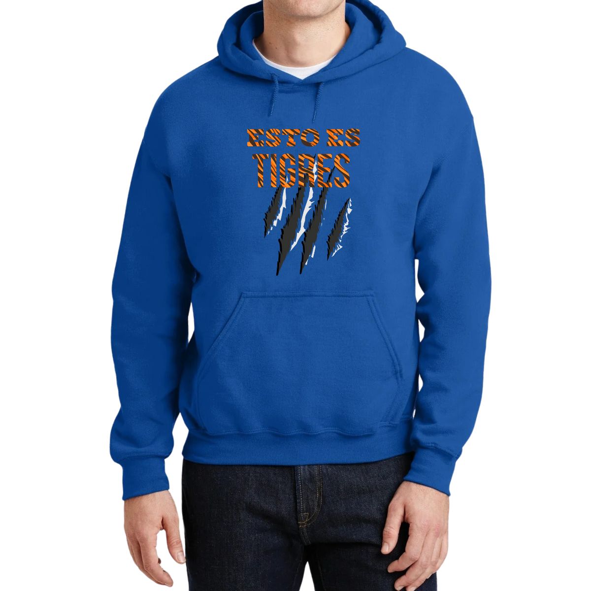 Sudadera Hombre Hoodie Tigres UANL Esto es Tigres Zarpazo