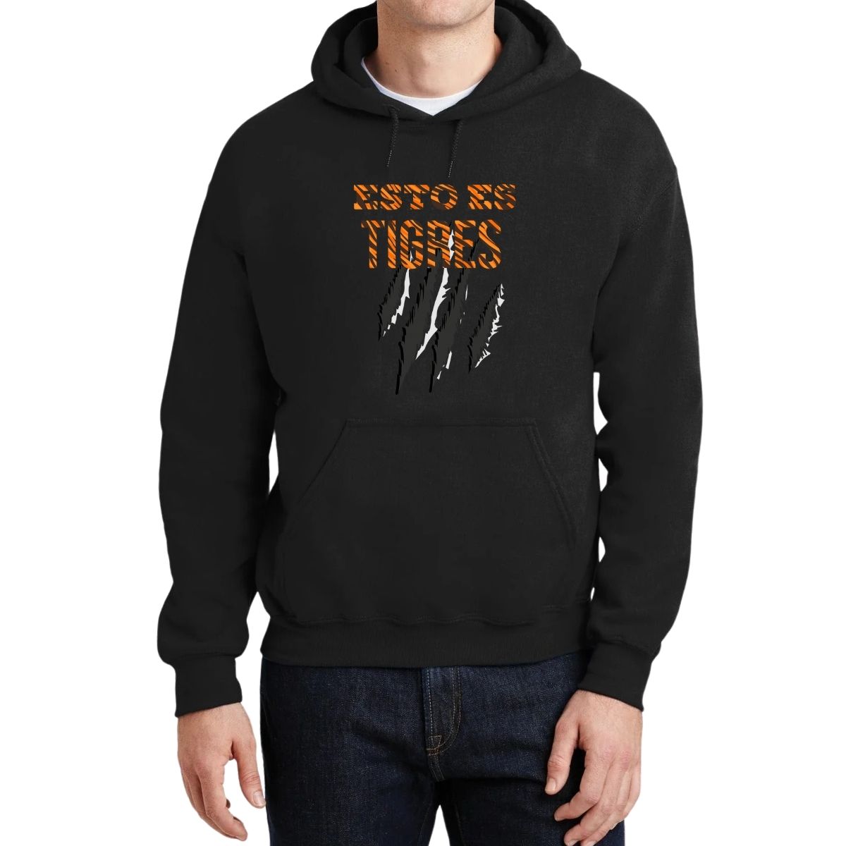 Sudadera Hombre Hoodie Tigres UANL Esto es Tigres Zarpazo