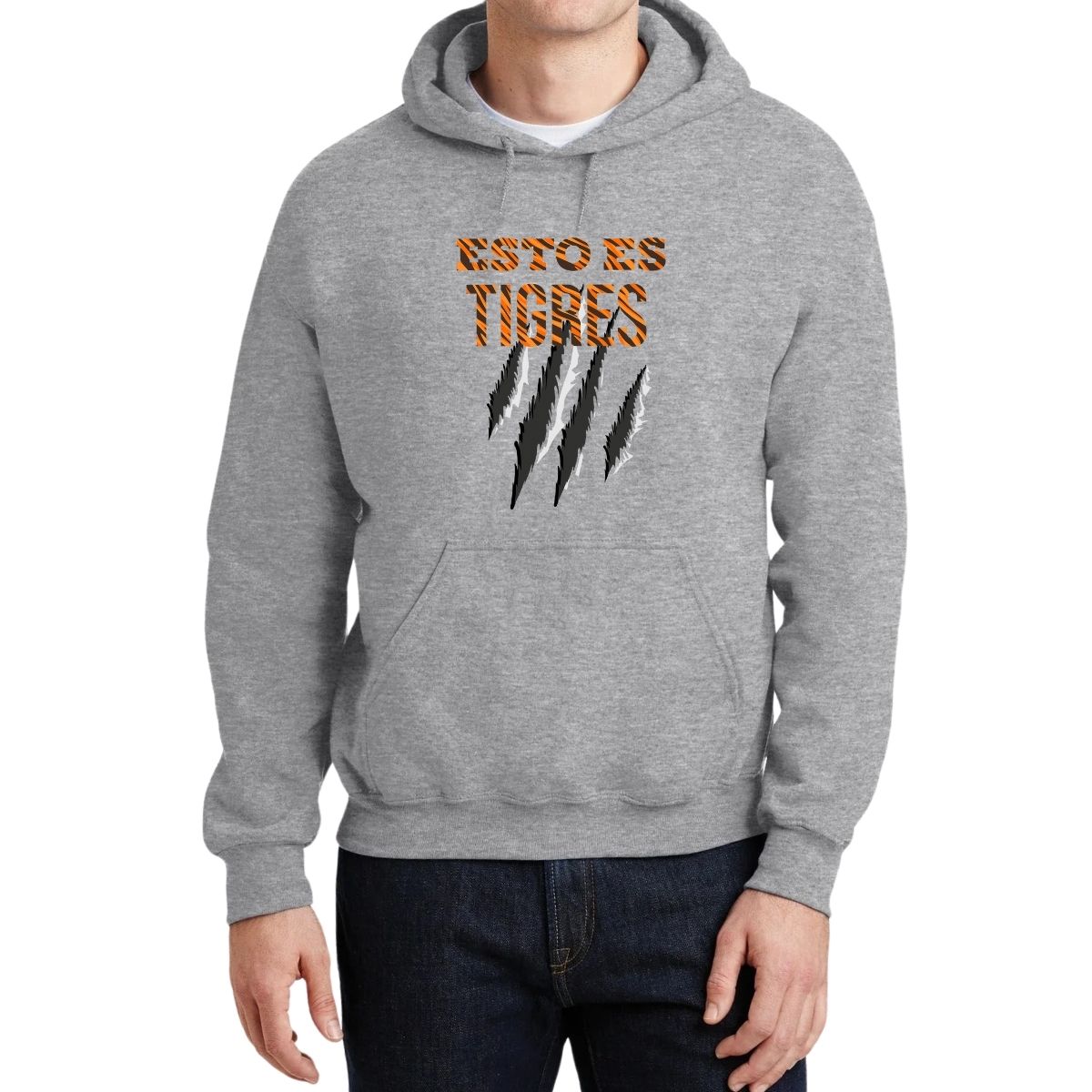 Sudadera Hombre Hoodie Tigres UANL Esto es Tigres Zarpazo