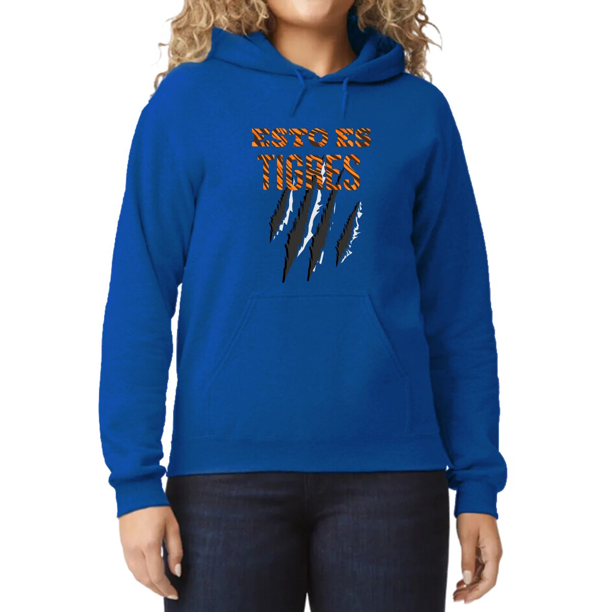 Sudadera Mujer Hoodie Tigres UANL Esto es Tigres Zarpazo