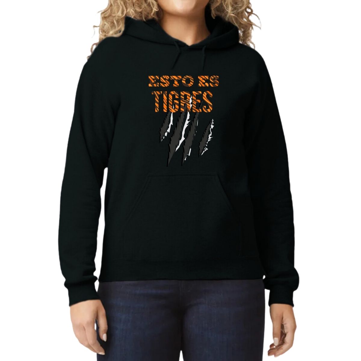 Sudadera Mujer Hoodie Tigres UANL Esto es Tigres Zarpazo