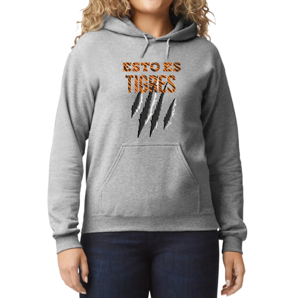 Sudadera Mujer Hoodie Tigres UANL Esto es Tigres Zarpazo