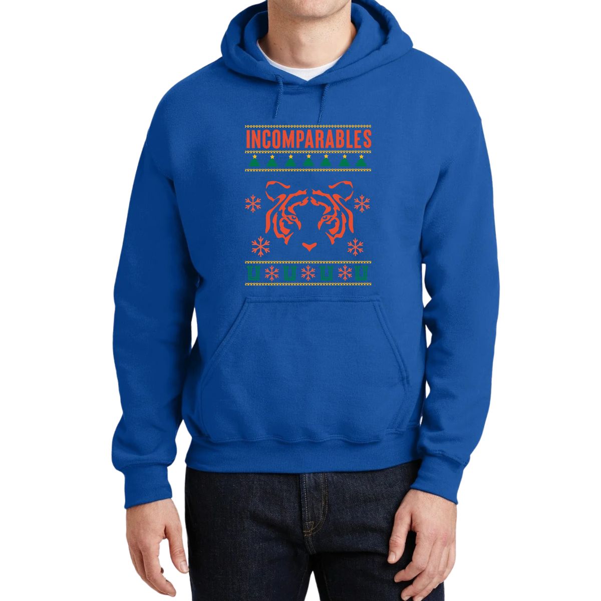 Sudadera Hombre Hoodies  Tigres UANL Navideña Incomparables