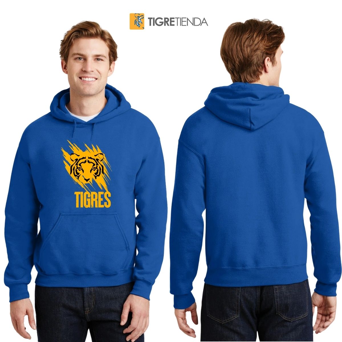 Sudadera Hombre Hoodies  Tigres UANL Rostro