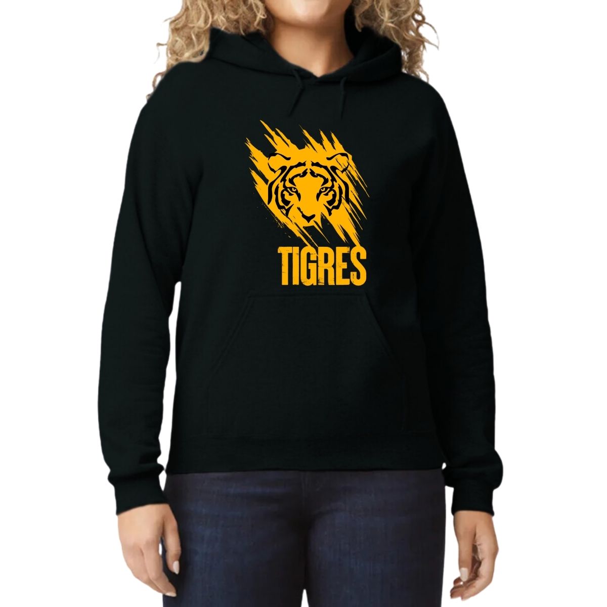 Sudadera Mujer Hoodie  Tigres UANL Rostro