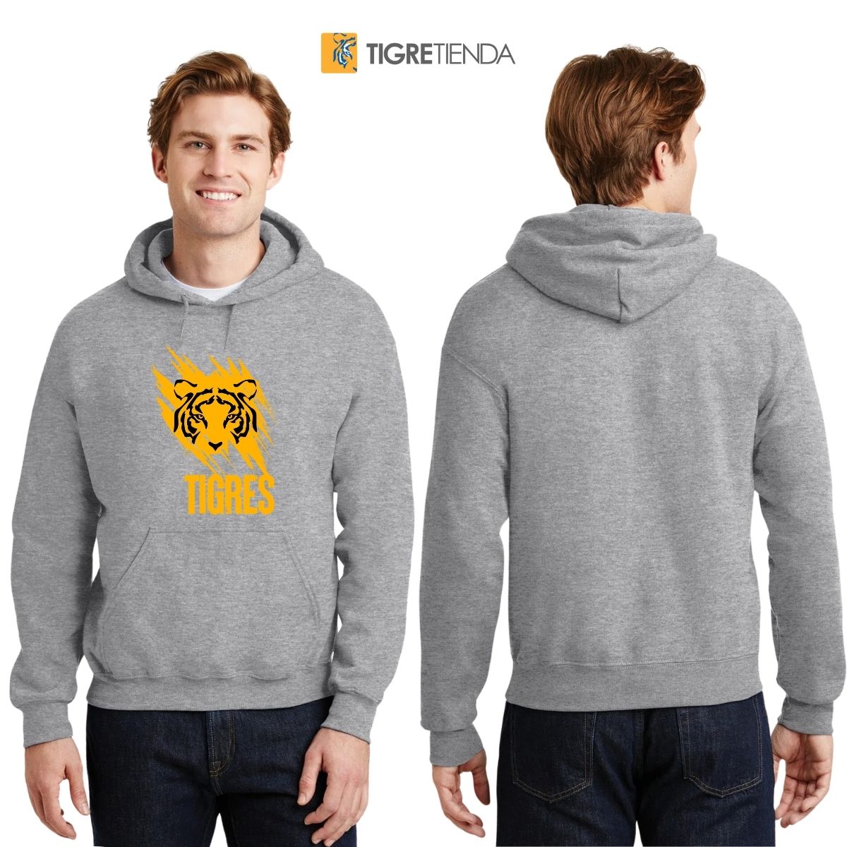 Sudadera Hombre Hoodies  Tigres UANL Rostro