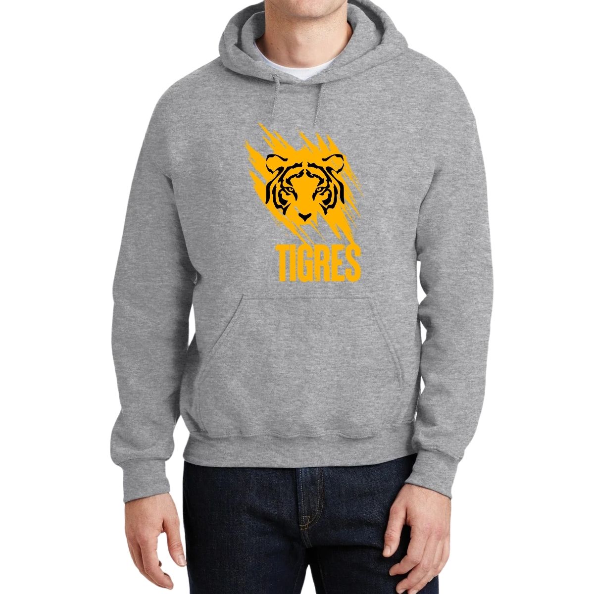 Sudadera Hombre Hoodies  Tigres UANL Rostro