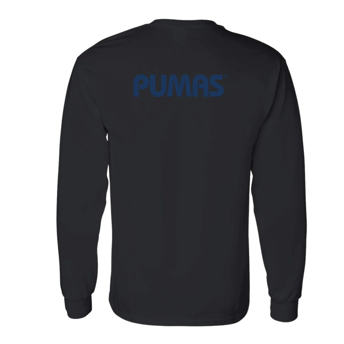 Playera Hombre Pumas Logo Azul Manga Larga