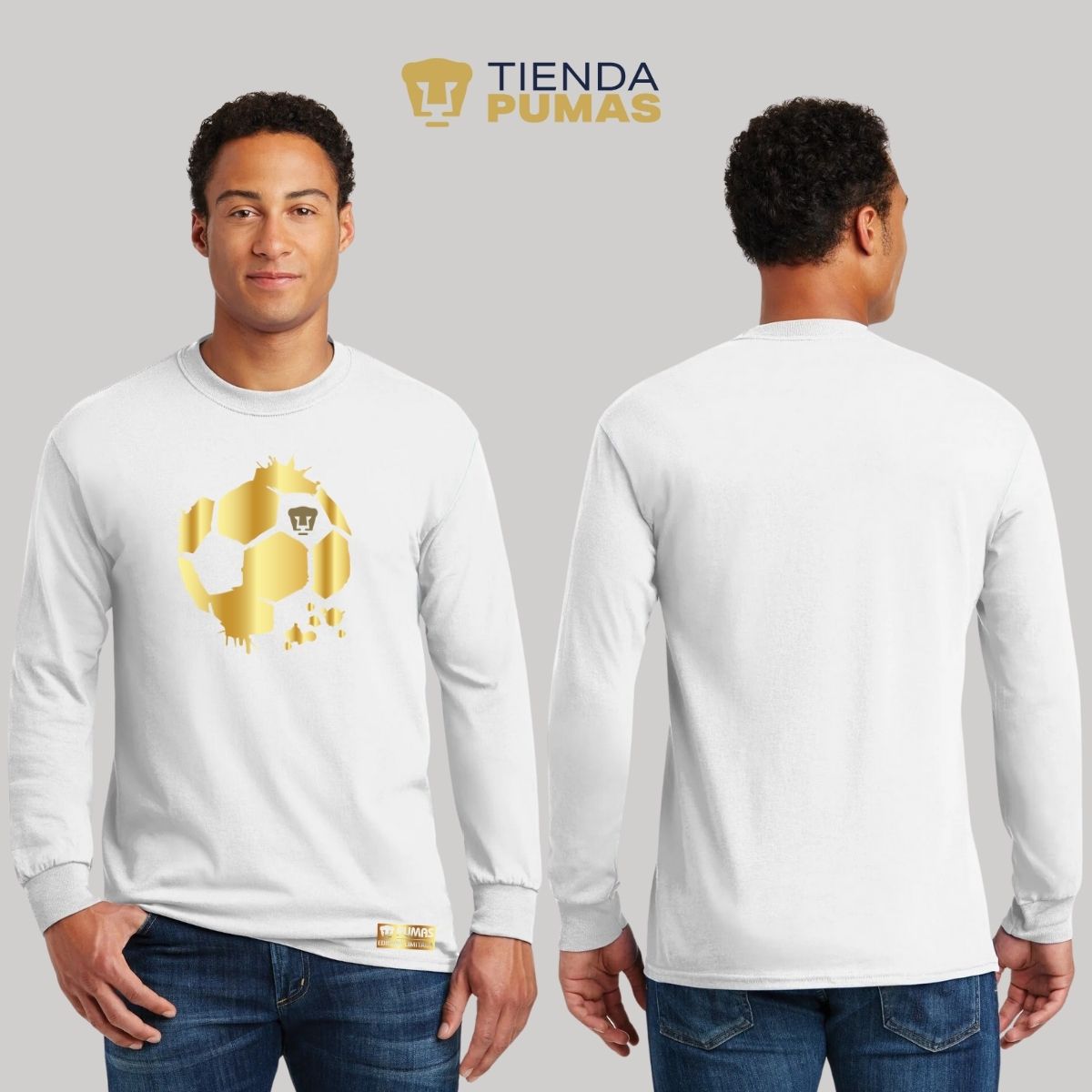 Playera Hombre Pumas UNAM Manga Larga Edición limitada 2