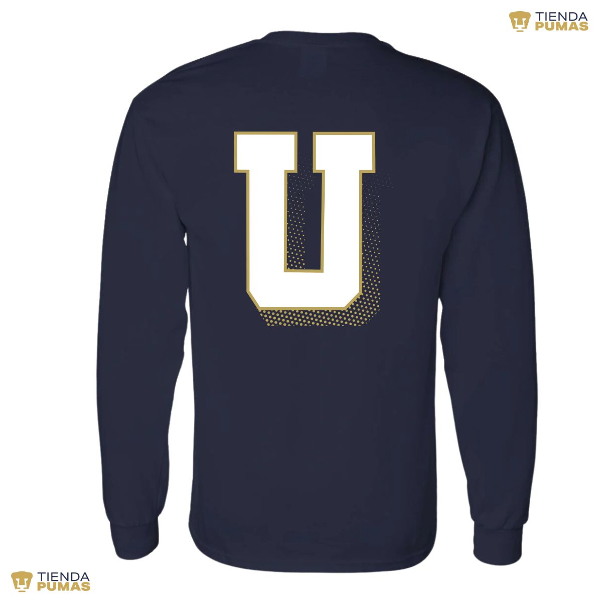 Playera Hombre Pumas UNAM Goyo Universidad Manga Larga