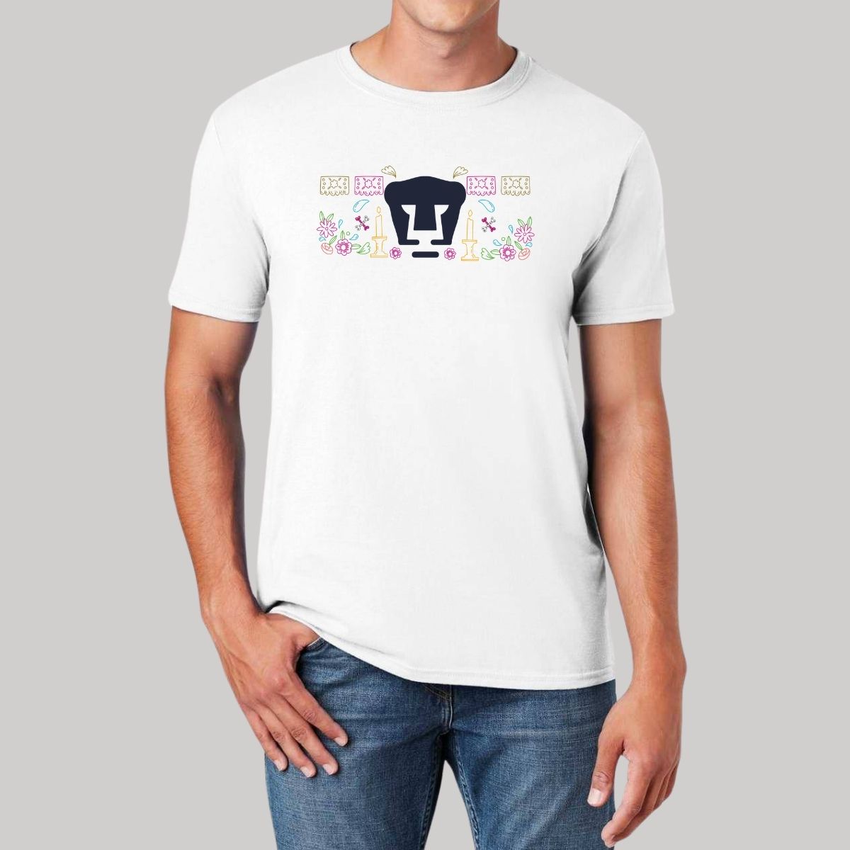 Playera Hombre Pumas UNAM Día de Muertos Altar