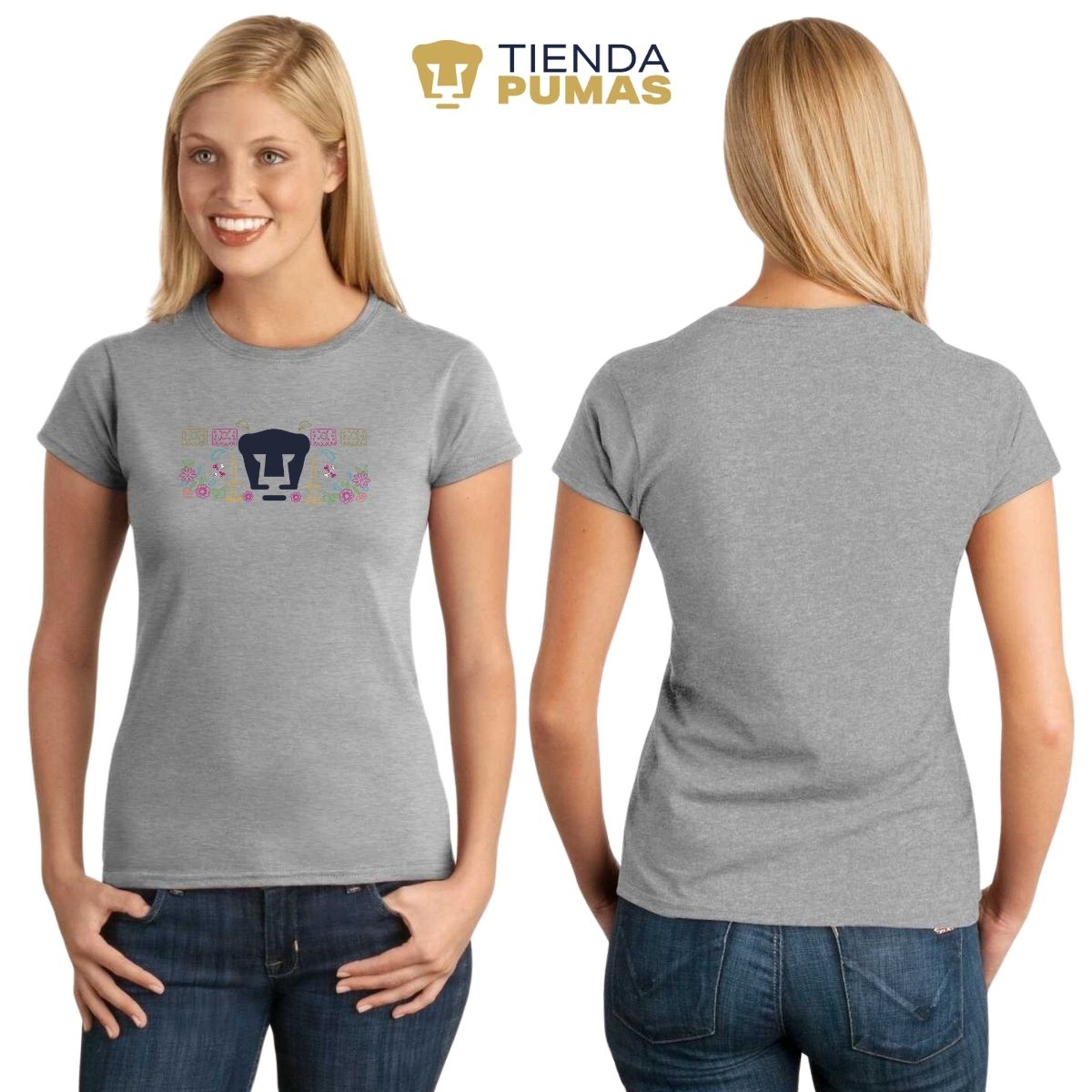 Playera Mujer Pumas UNAM Día de Muertos Altar