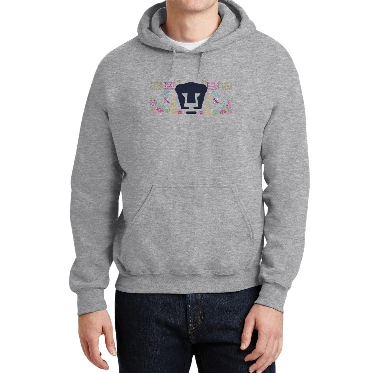 Sudadera Hombre Hoodie Pumas UNAM Día de Muertos Altar