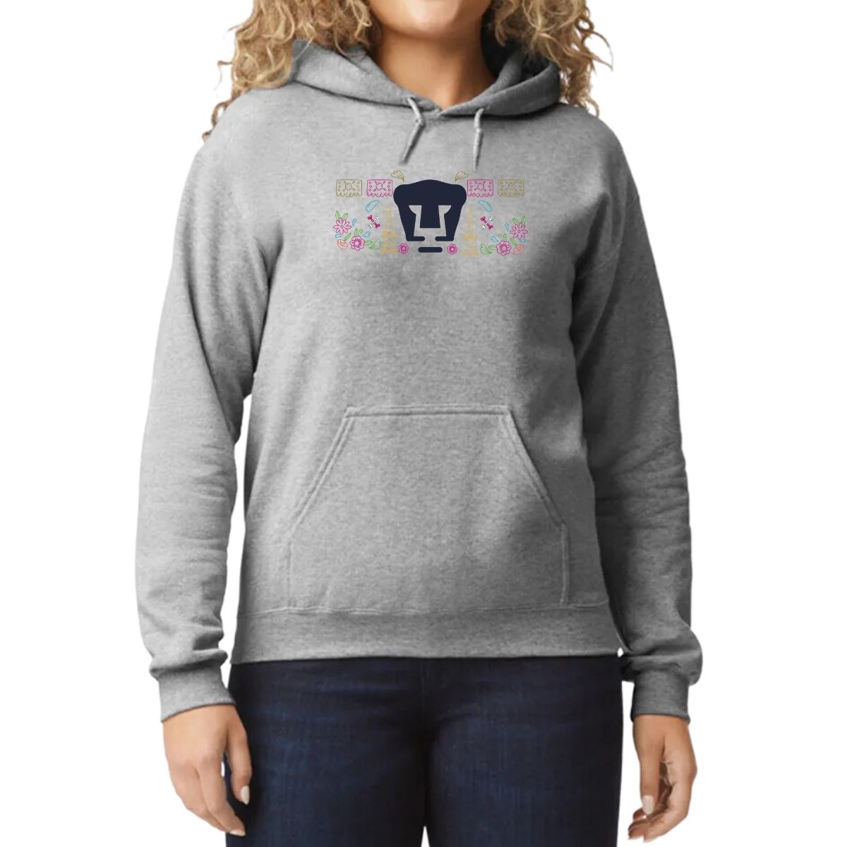 Sudadera Mujer Hoodie Pumas UNAM Día de Muertos Altar