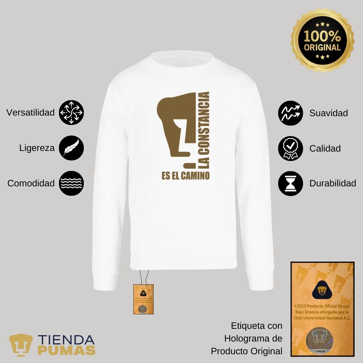 Sudadera Mujer Pumas UNAM La constancia