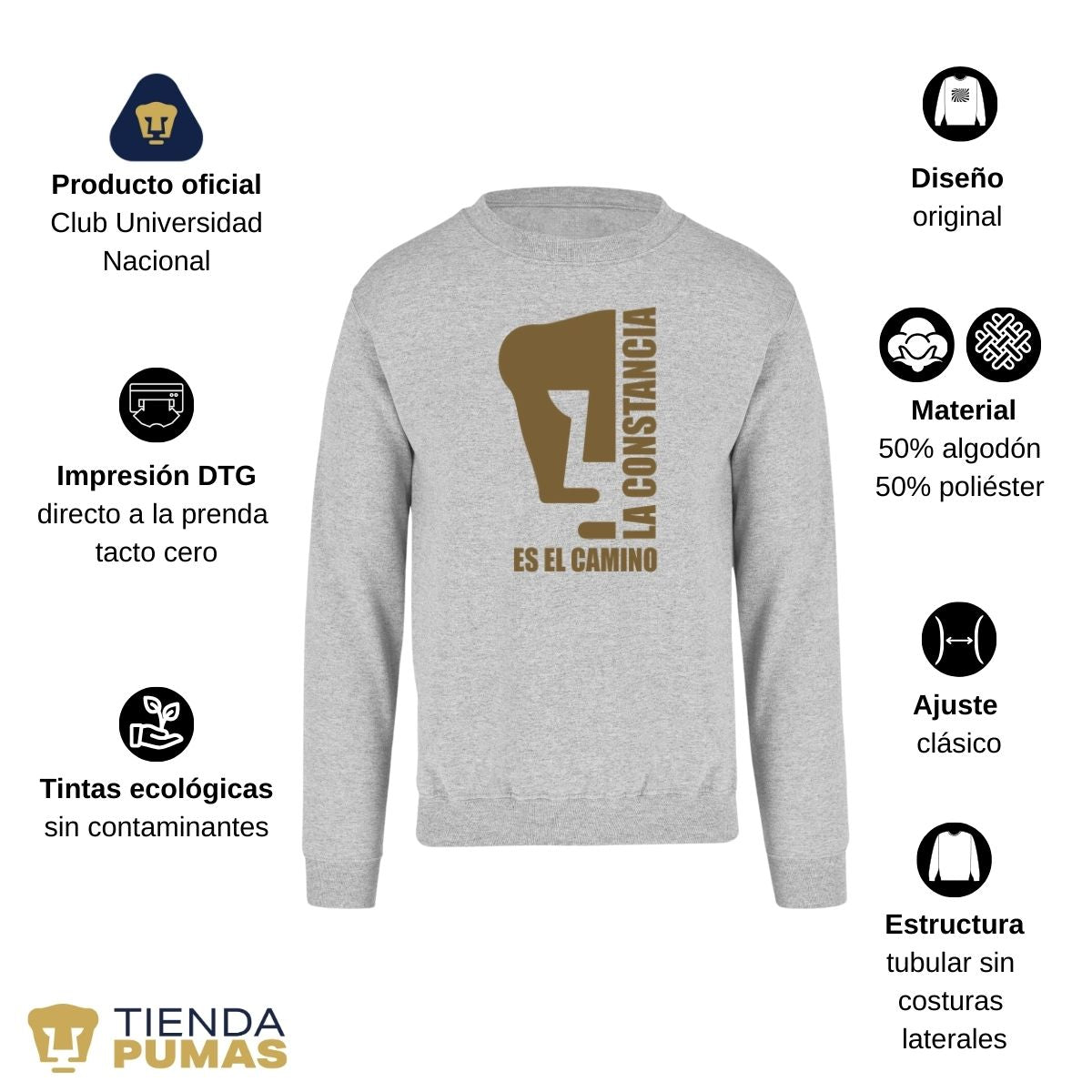 Sudadera Mujer Pumas UNAM La constancia