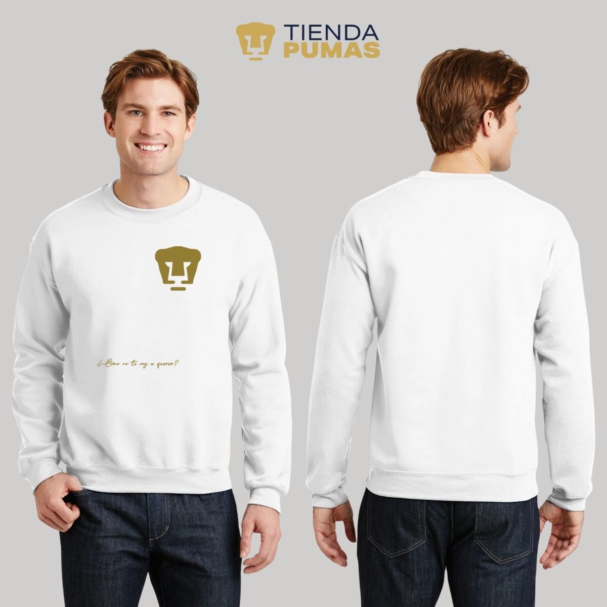 Sudadera Hombre Pumas UNAM Puma a querer