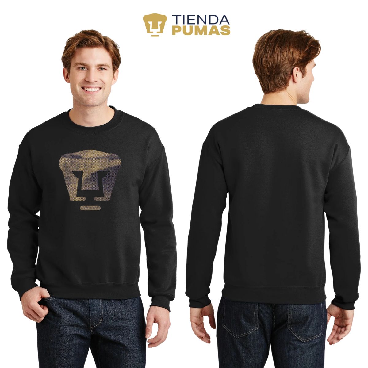 Sudadera Hombre Pumas UNAM Logo fusión