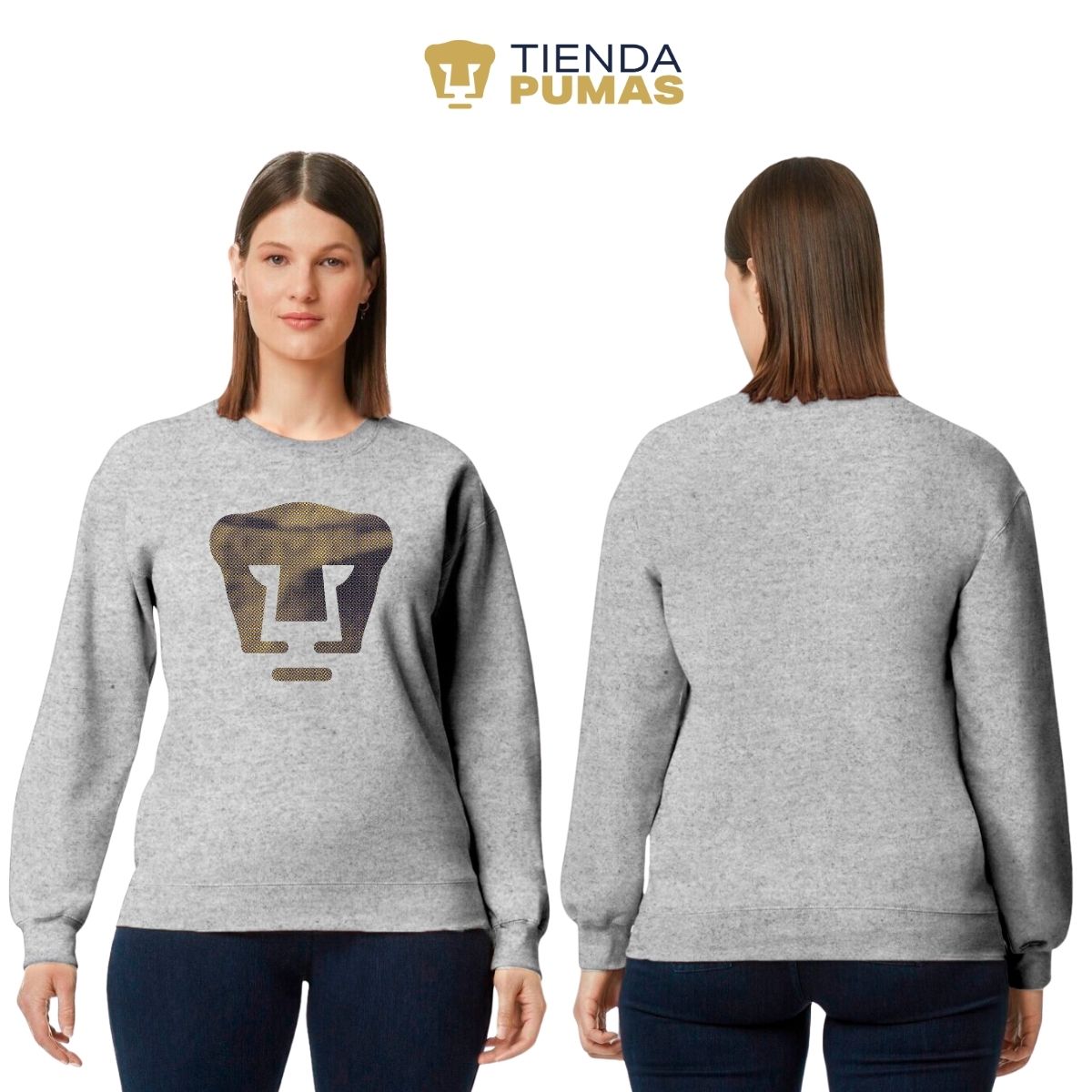 Sudadera Mujer Pumas UNAM Logo fusión