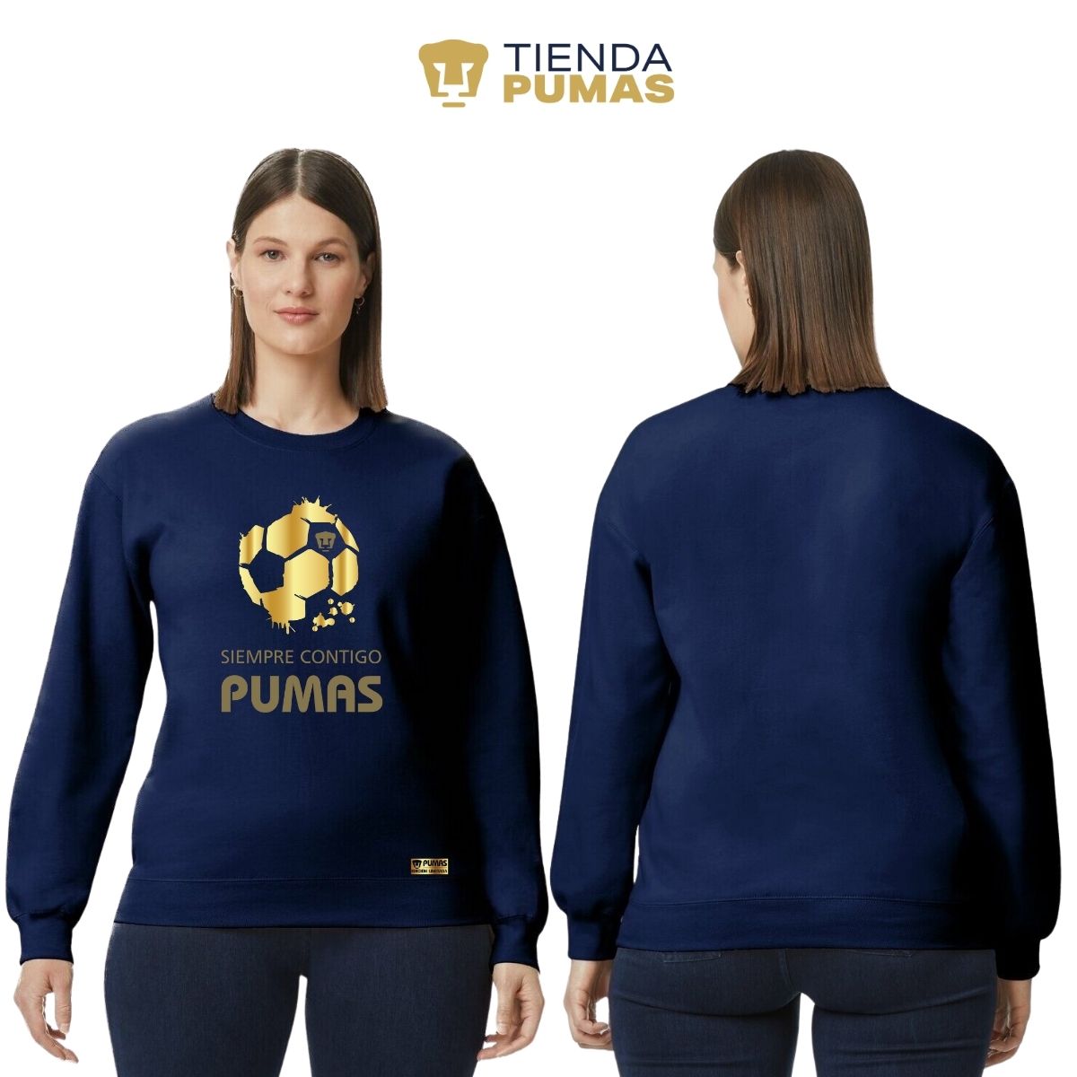 Sudadera Mujer Pumas UNAM Ed Lmt 2 Siempre contigo