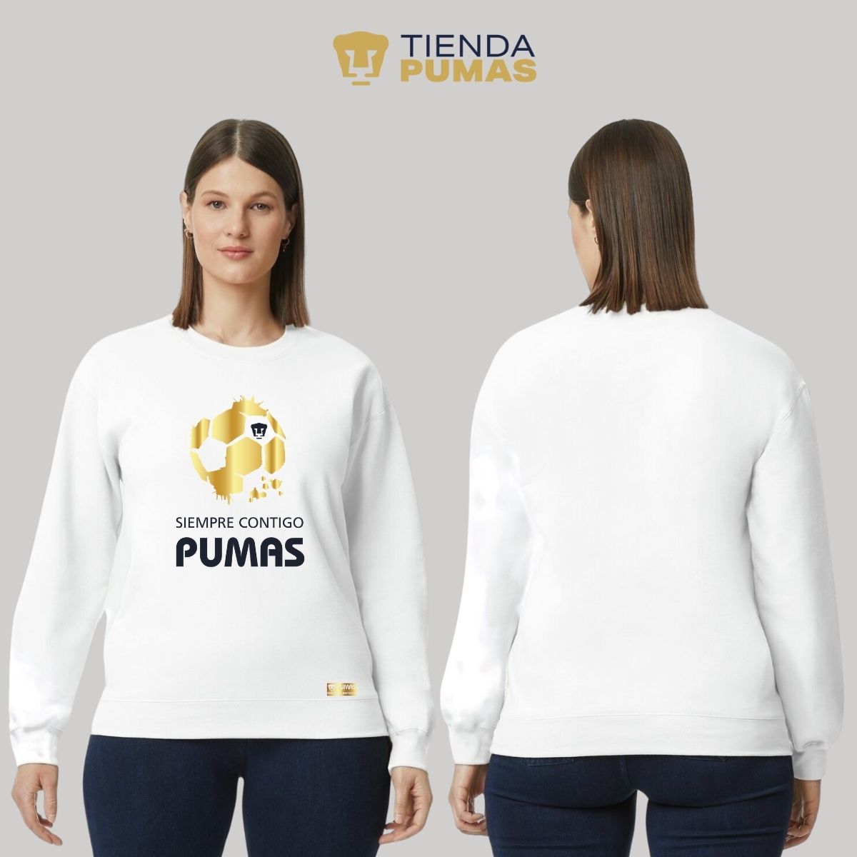 Sudadera Mujer Pumas UNAM Ed Lmt 2 Siempre contigo