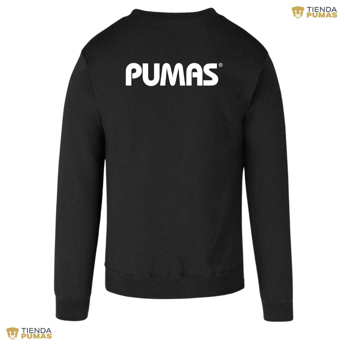 Sudadera Hombre Pumas UNAM Logo Monocromático Vinil