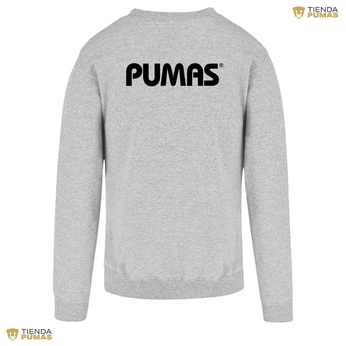 Sudadera Hombre Pumas UNAM Logo Monocromático Vinil