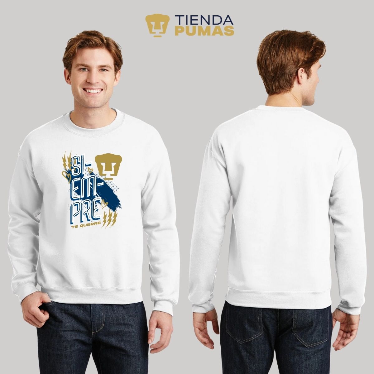 Sudadera Hombre Pumas UNAM Siempre te querré