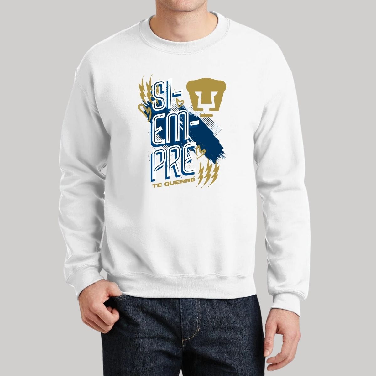 Sudadera Hombre Pumas UNAM Siempre te querré