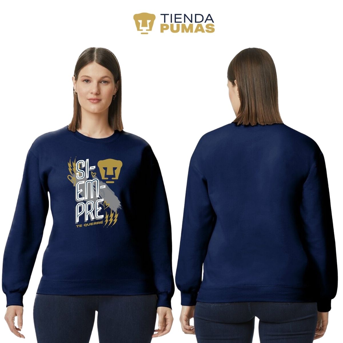 Sudadera Mujer Pumas UNAM Siempre te querré