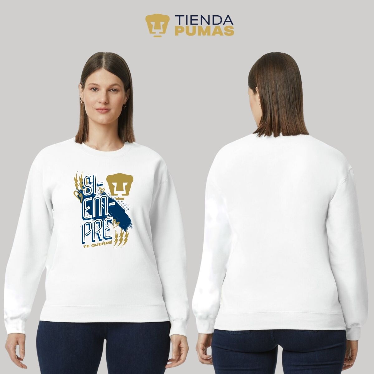 Sudadera Mujer Pumas UNAM Siempre te querré